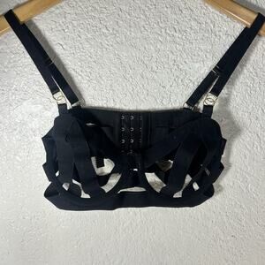 Victorias Secret Bra Womens 34C Unlined Balconet Sexy Club Underwire Adjustable